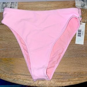 Baby Pink Frankies Bikinis High Waisted Swim